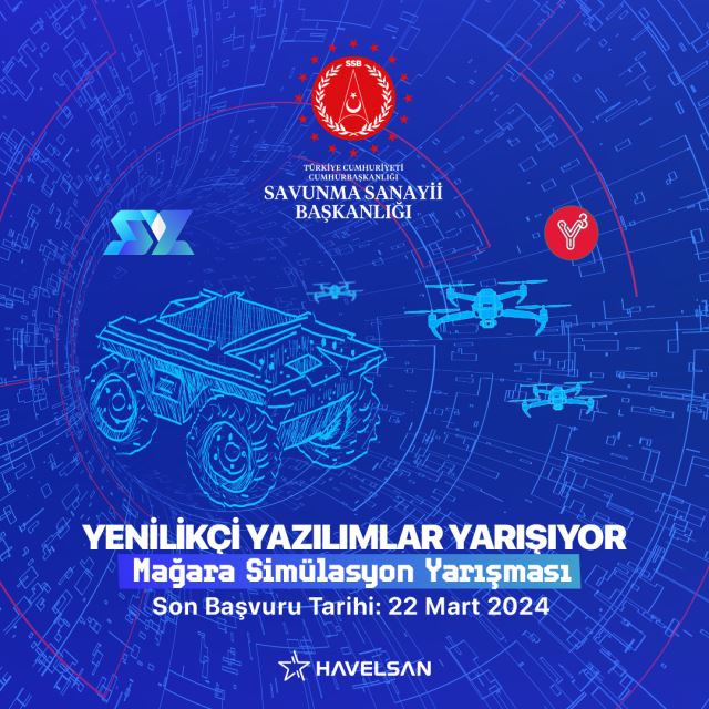 Yenilikçi Yazılımlar Yarışıyor (y³) Mağara Simülasyon Yarışması Başlıyor!